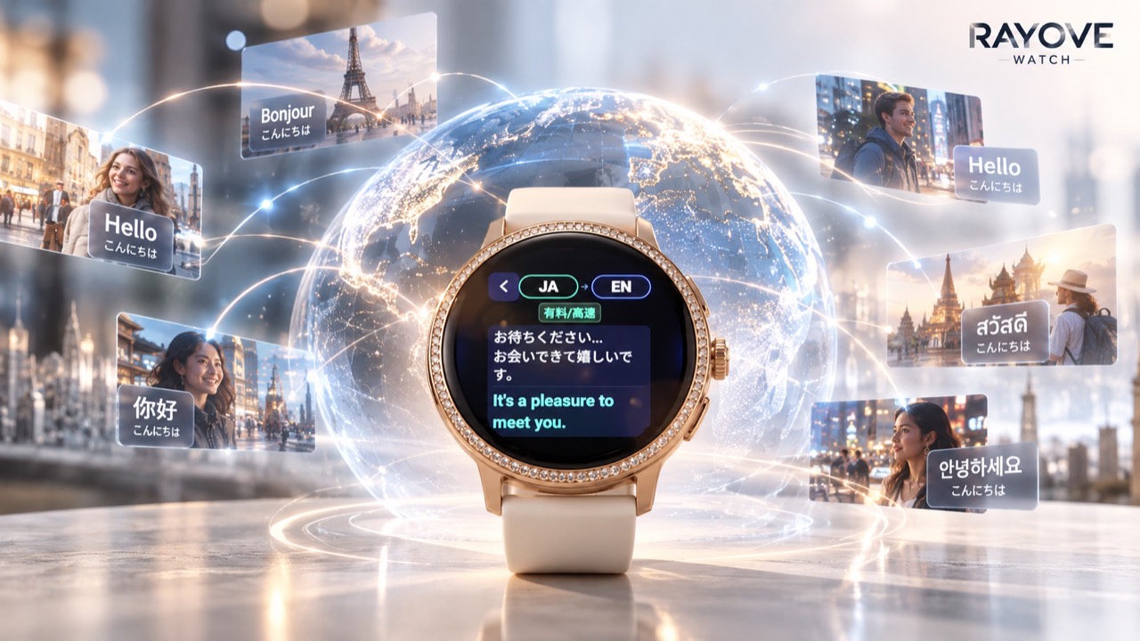 Rayove Watchと世界の言語のイメージ
