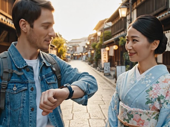 言葉を越えて、おもてなし　 使用イメージ
